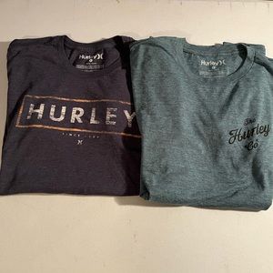 Hurley T shirts size large men's